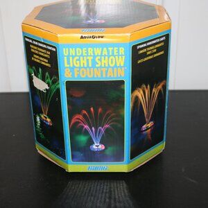 AquaGlow underwater light show & fountain brand new open box